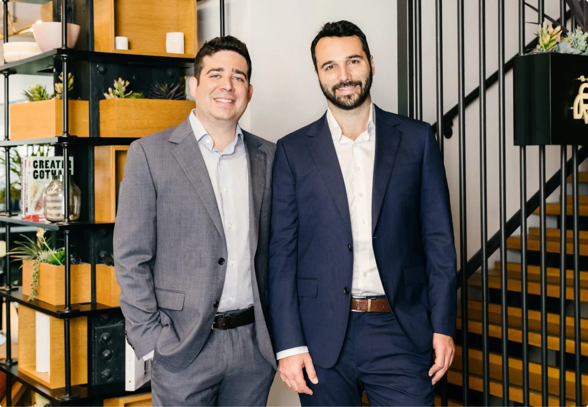 Jamie Hodari und Justin Stewart in einem Industrious