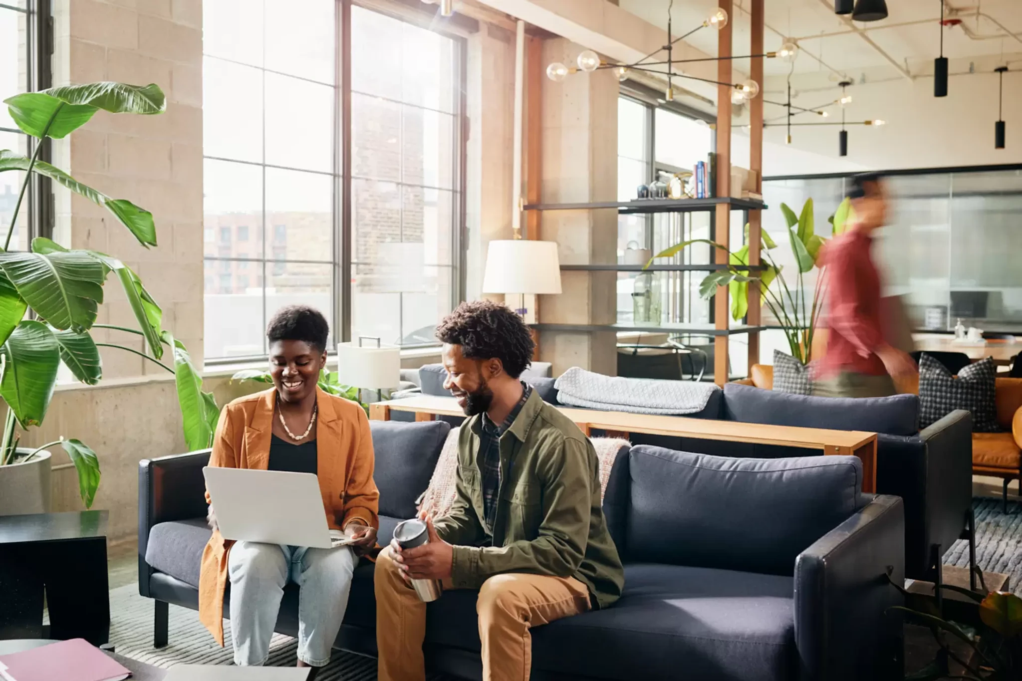 Un espace de coworking