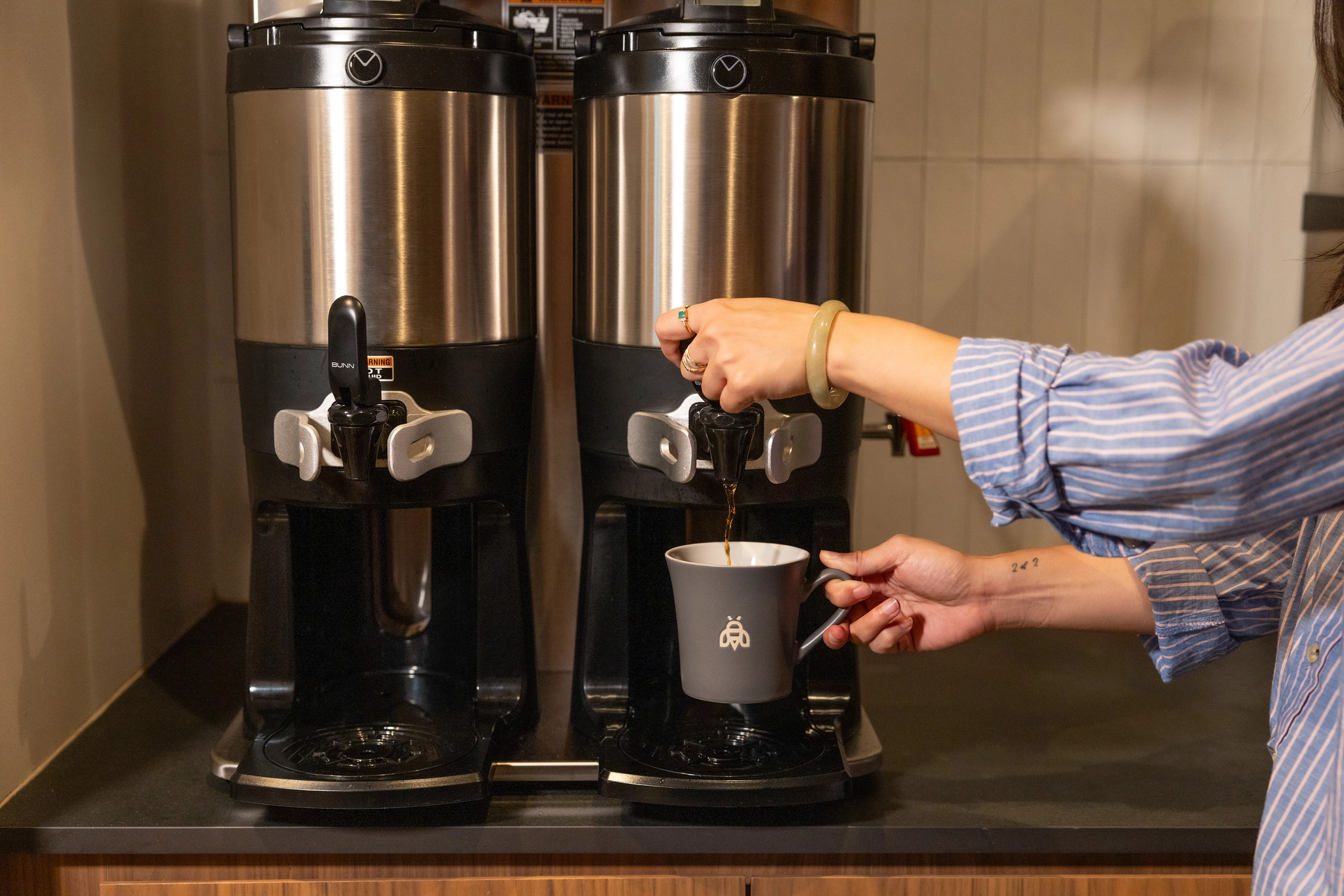 Onbeperkt ambachtelijke koffie en thee